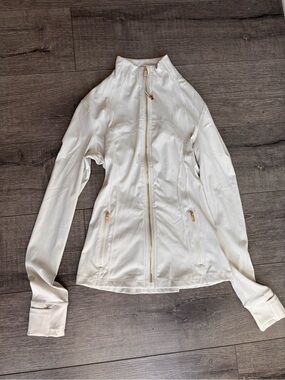 Lululemon Cream Women's Zip-Front Jacket